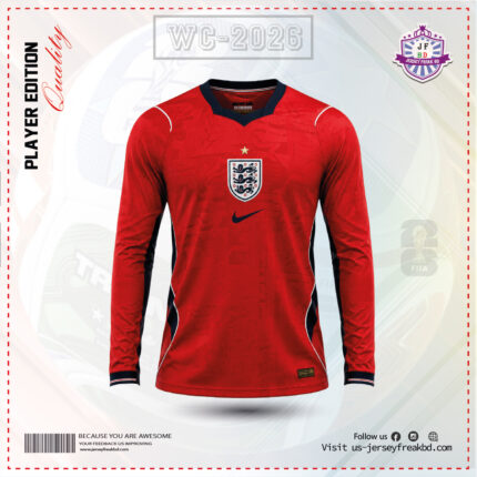 England World Cup 2026 Away Kit Player Edition Full