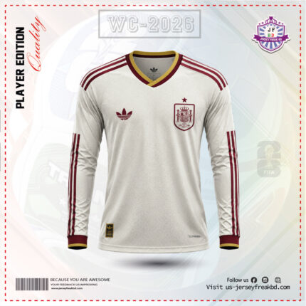 Spain World Cup 2026 Away Kit Player Edition Full