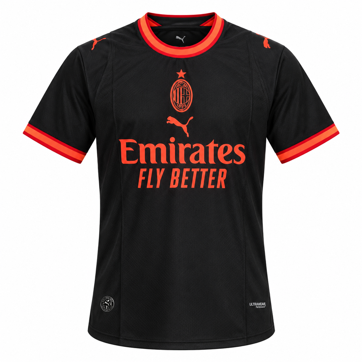 AC Milan 2025/26 Black Third Jersey