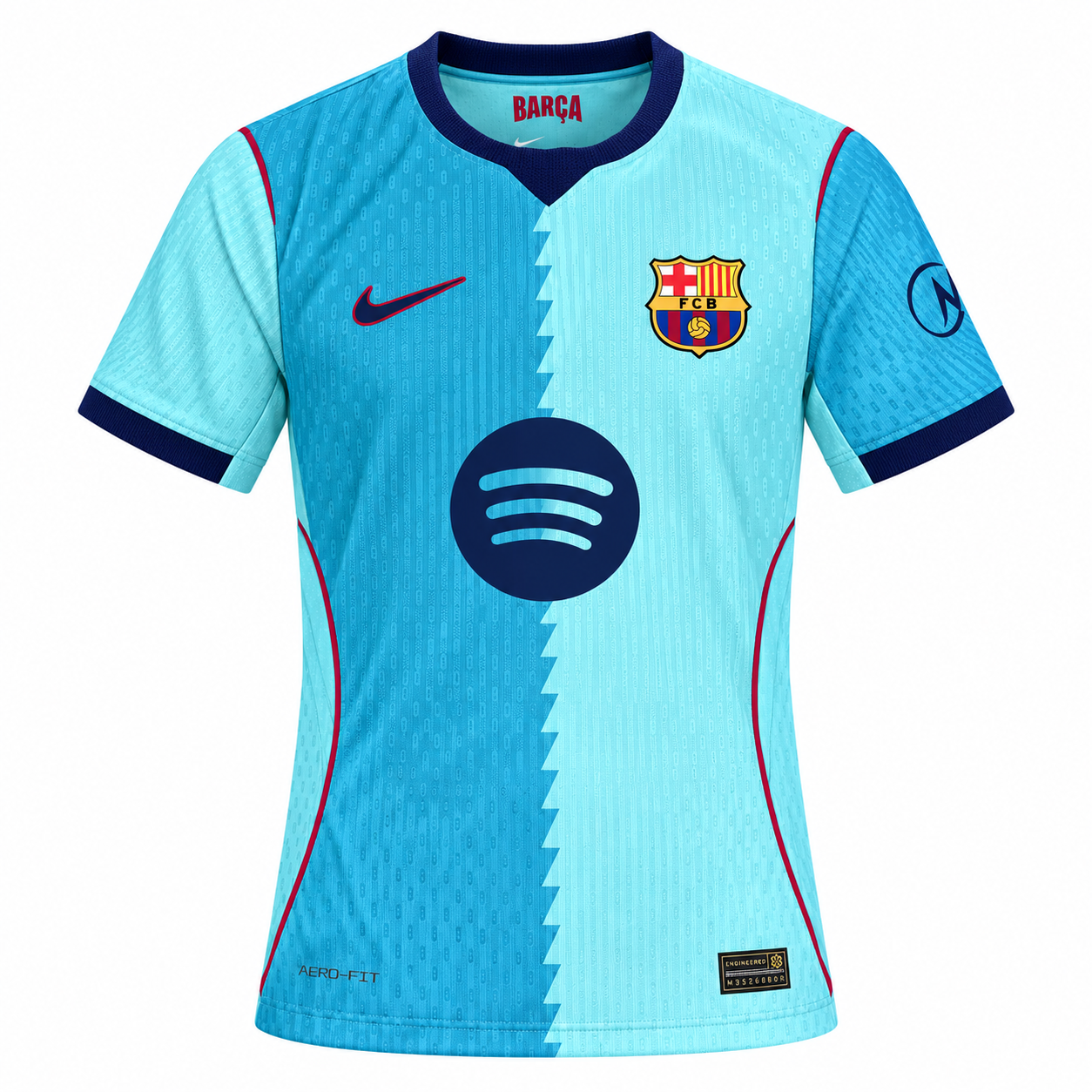 FC Barcelona 2025/26 Cyan Away Jersey