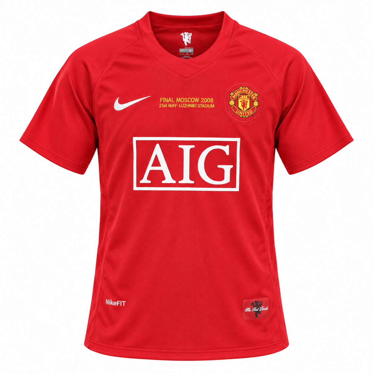 Manchester United 2007/08 Moscow Final Home Jersey